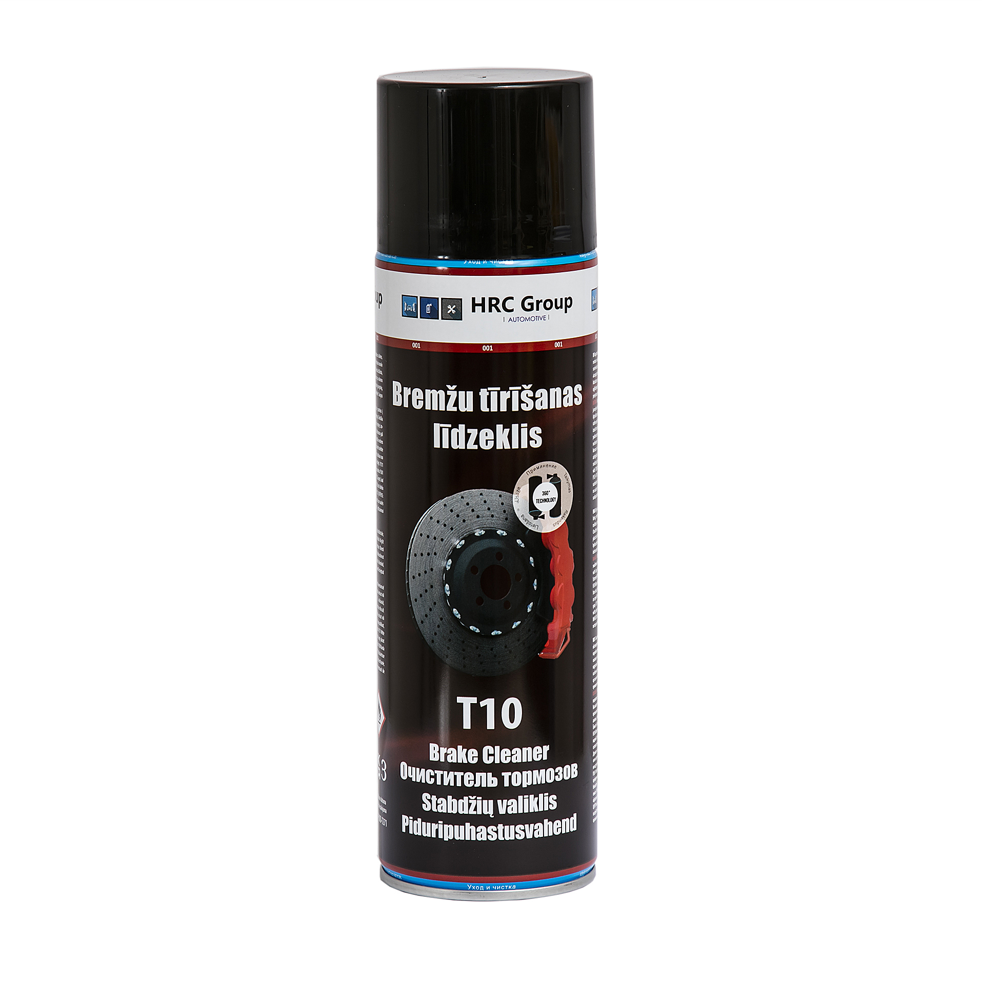 Brake Clean HRC T10 - bremžu un metāla attīrītājšķidrums aerosolā, 500ml cover photo