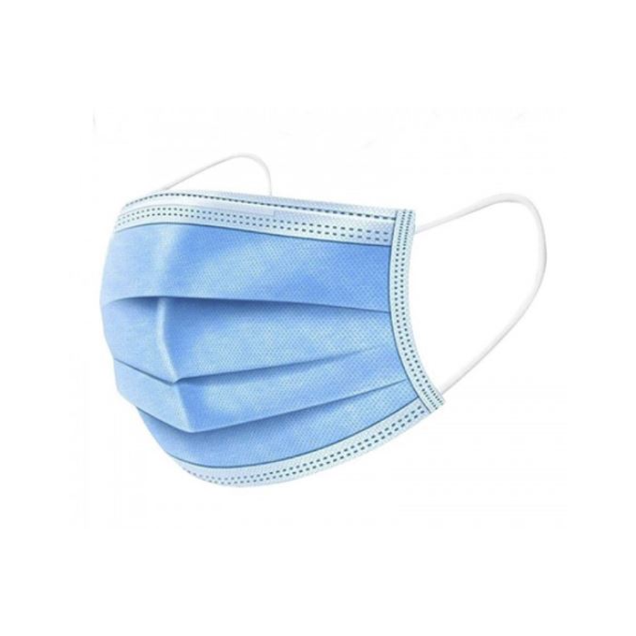 Sejas maska medicīniska, 3 slāņu, I klase, zila cover photo