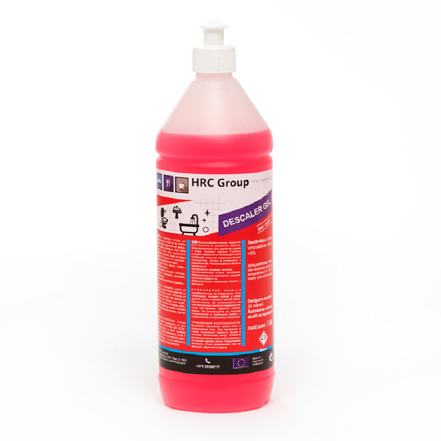 DESCALER GEL HRC - efektīvs atkaļķošanas līdzeklis cover photo