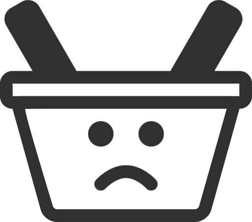 empty shopping cart icon